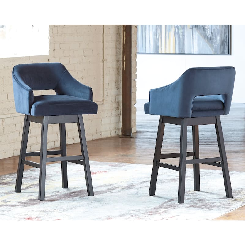 Signature Design by Ashley Tallenger Swivel Bar Stool (Set of 2)
