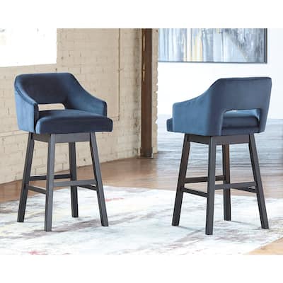 Signature Design by Ashley Tallenger Swivel Bar Stool (Set of 2)