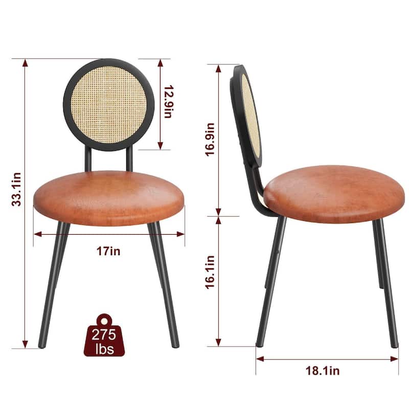 Kitchen Dining Chairs Set with Thicken Upholstered