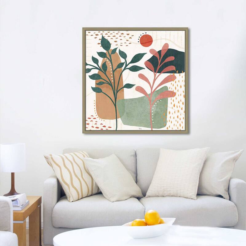 "Abstract Blossom III" Print on Floating Canvas