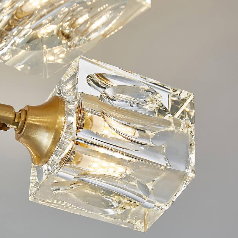 3 lights ceiling light gold chandeliers light crystal kitchen light