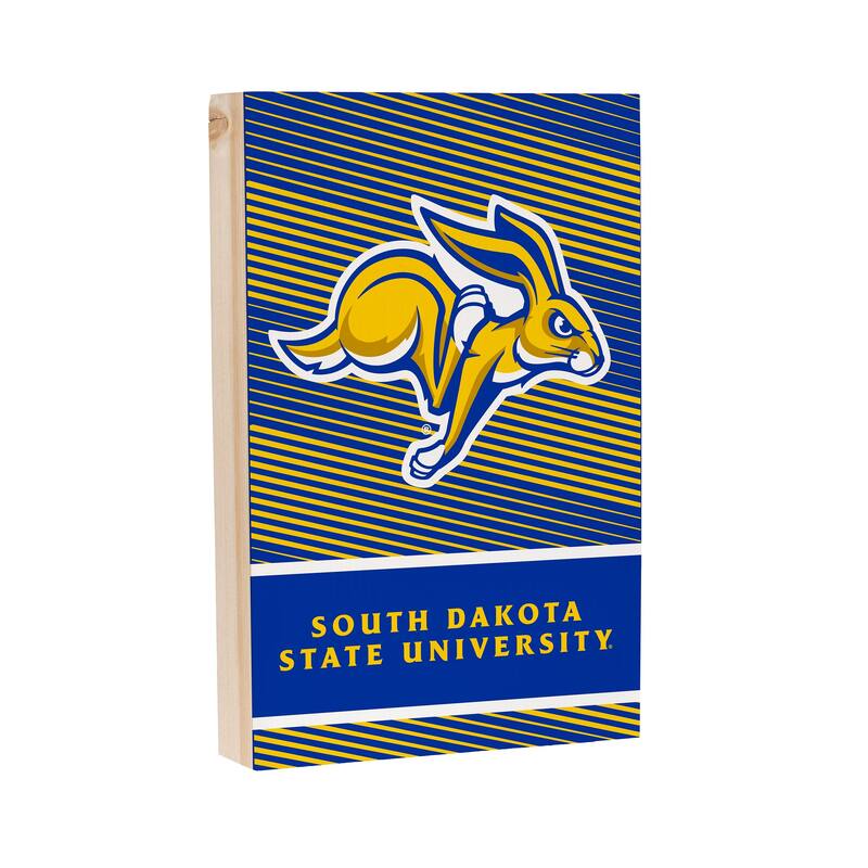 South Dakota State University Wooden Tabletop Mantel Shelf Sign