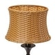 preview thumbnail 9 of 13, Pocologan Tan 25.25-inch Outdoor Table Lamp by Havenside Home - 12.5L x 12.5"W x 25.25"H
