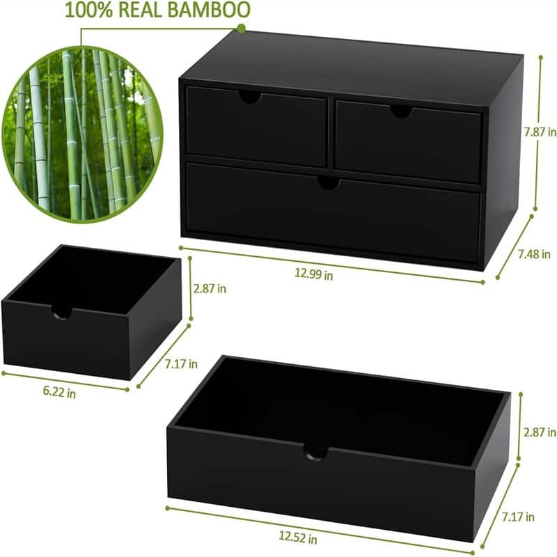 Bamboo Desk Organizer