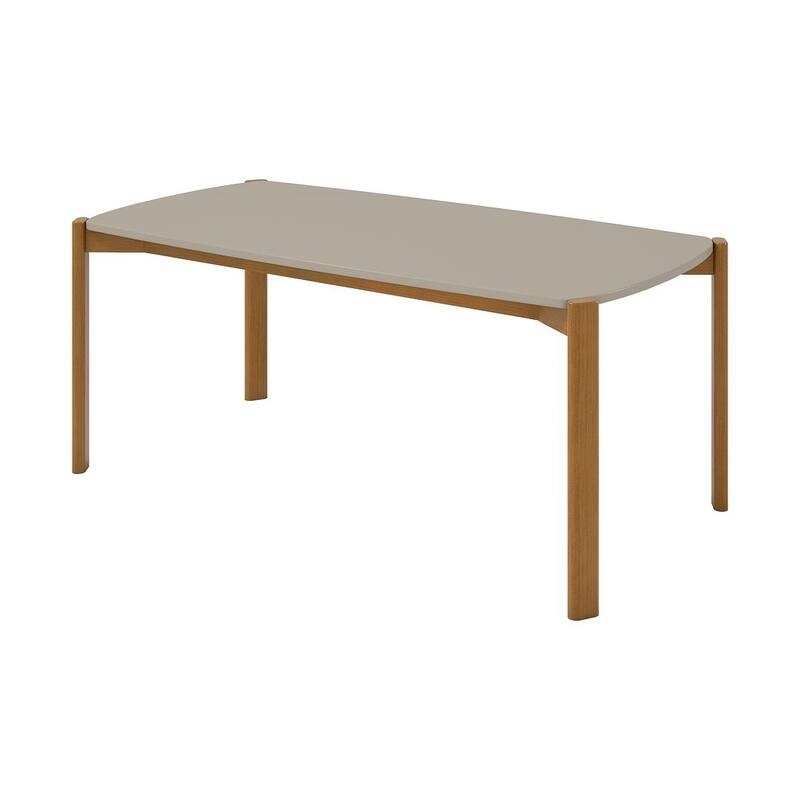Manhattan Comfort Mid-Century Gales 70.87 Dining Table Set