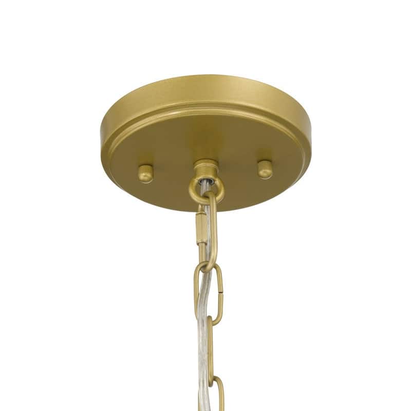 Acroma - 4 Light Steel Dimmable Drum Chandelier - N/A