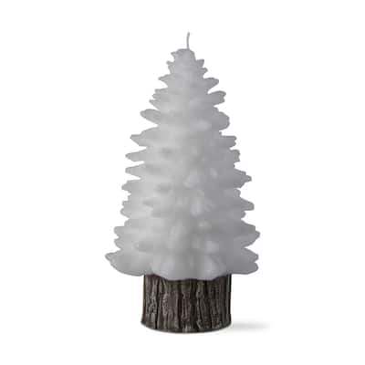 Spruce Large Rustic Tree Shaped Candle Christmas Decoration Decor