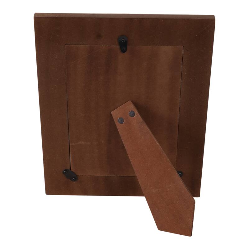 Resin Herringbone 2-Tone Photo Frame - Ivory