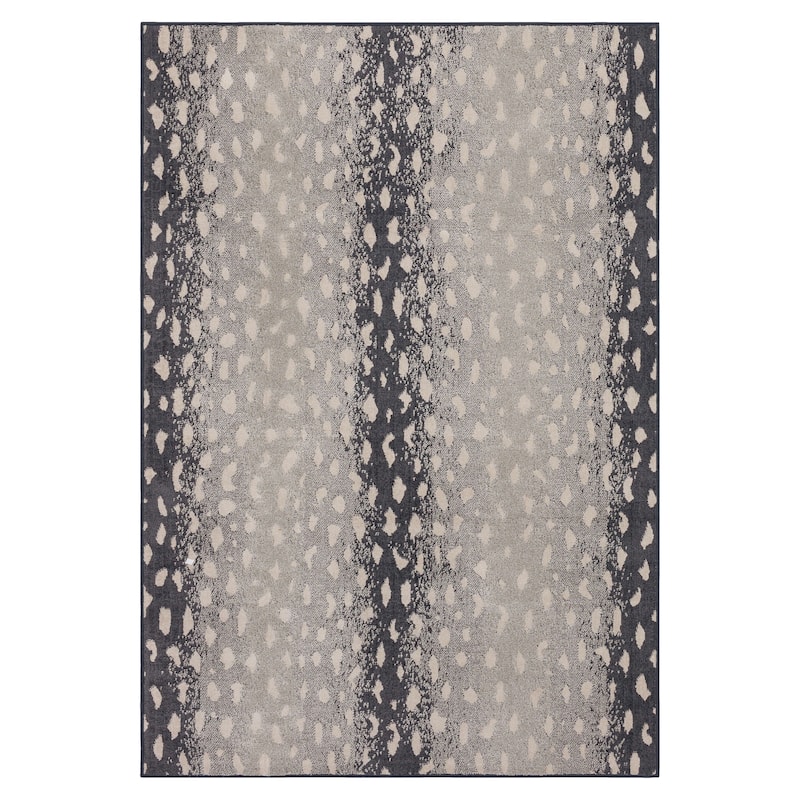 Mohawk Home Cascade Antelope Animal Print Area Rug - 8' x 10' - Grey