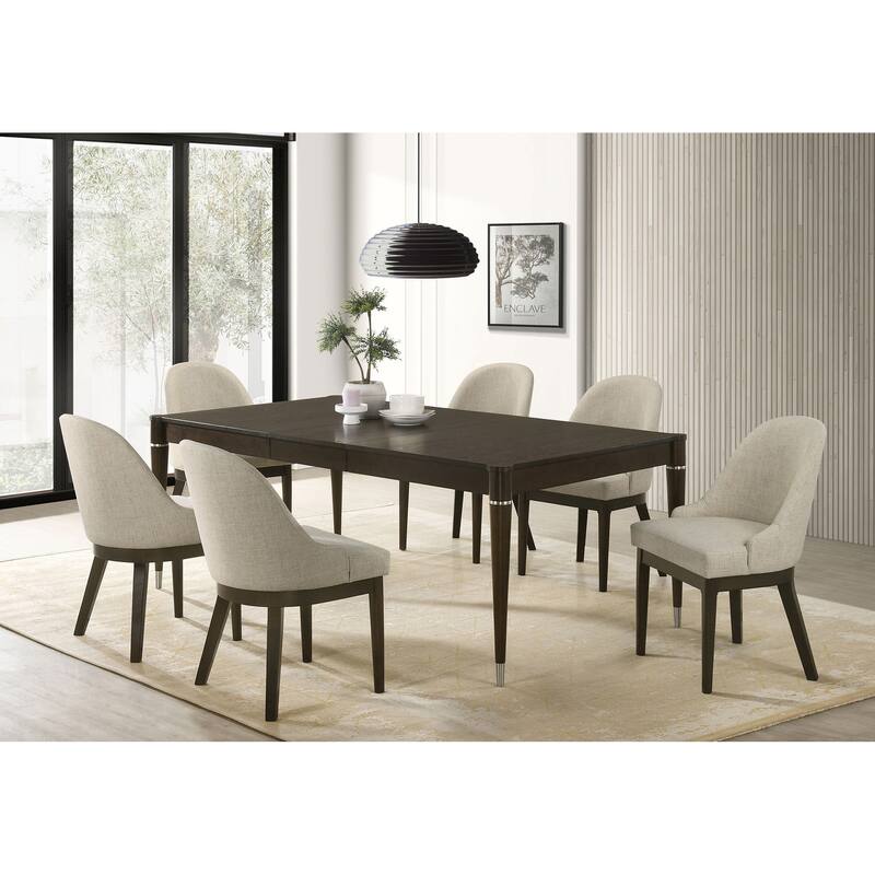 Blakely Beige Upholstered Dining Side Chair (Set of 2)