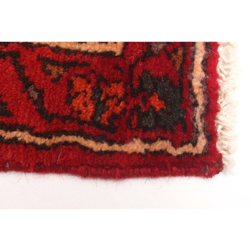 ECARPETGALLERY Hand-knotted Andelz Red Wool Rug - 4'1 x 7'0
