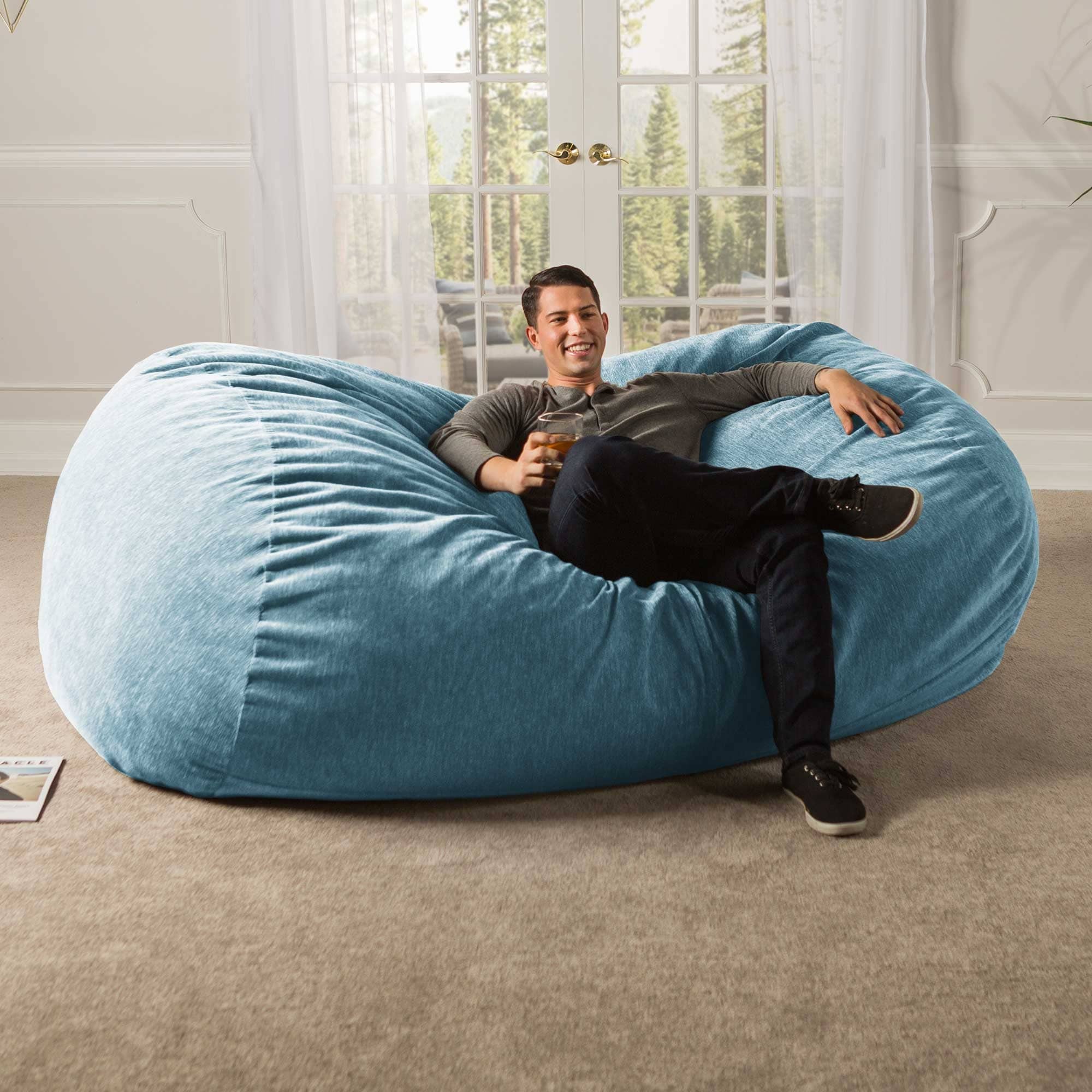 7 foot bean hot sale bag