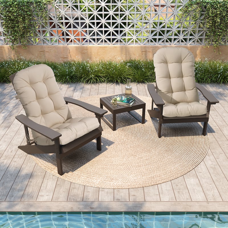 Outdoor Adirondack Chair Cushion Rocking Chair Cushions Thickened Patio Chair Pad with Sunbrella
