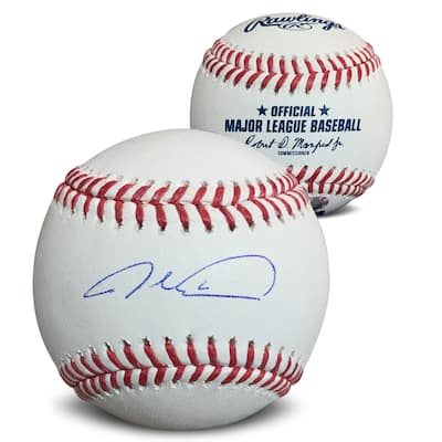 Jacob deGrom Autographed MLB Signed Baseball Fanatics Authentic COA With Case - 8'6" x 11'6"