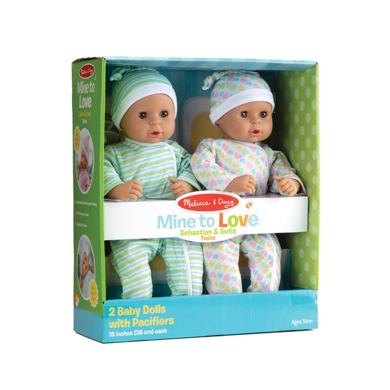 Melissa & Doug Mine to Love - Sebastian & Sofia Twins (Hispanic)