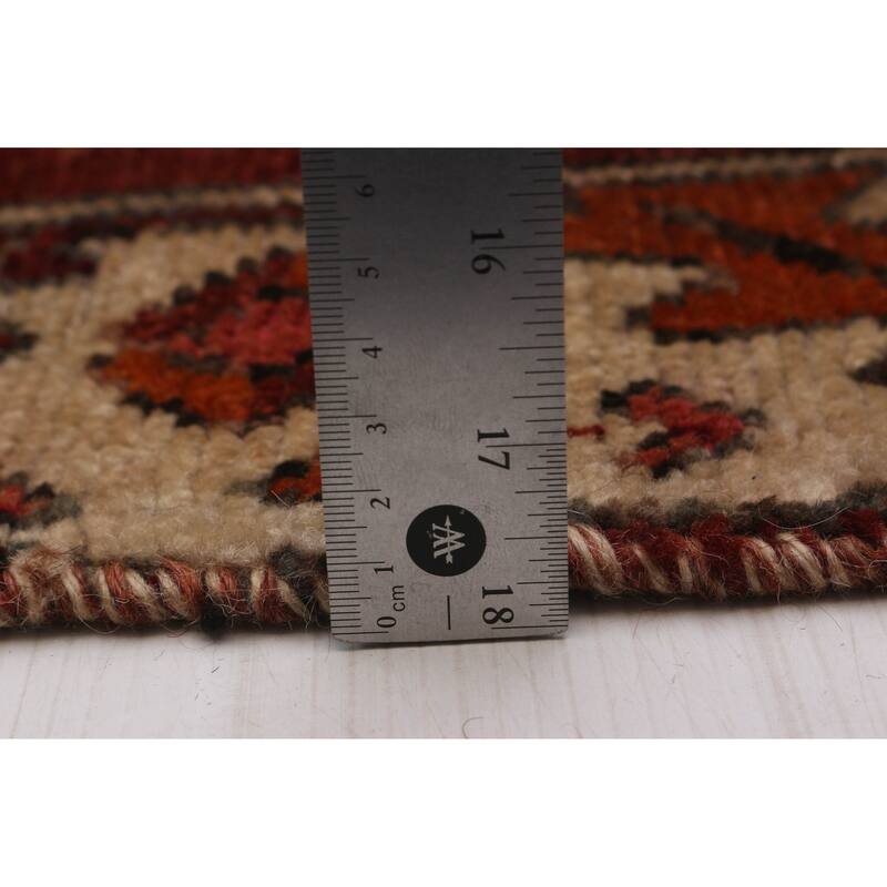 ECARPETGALLERY Hand-knotted Melis Vintage Red Wool Rug - 4'1 x 12'0