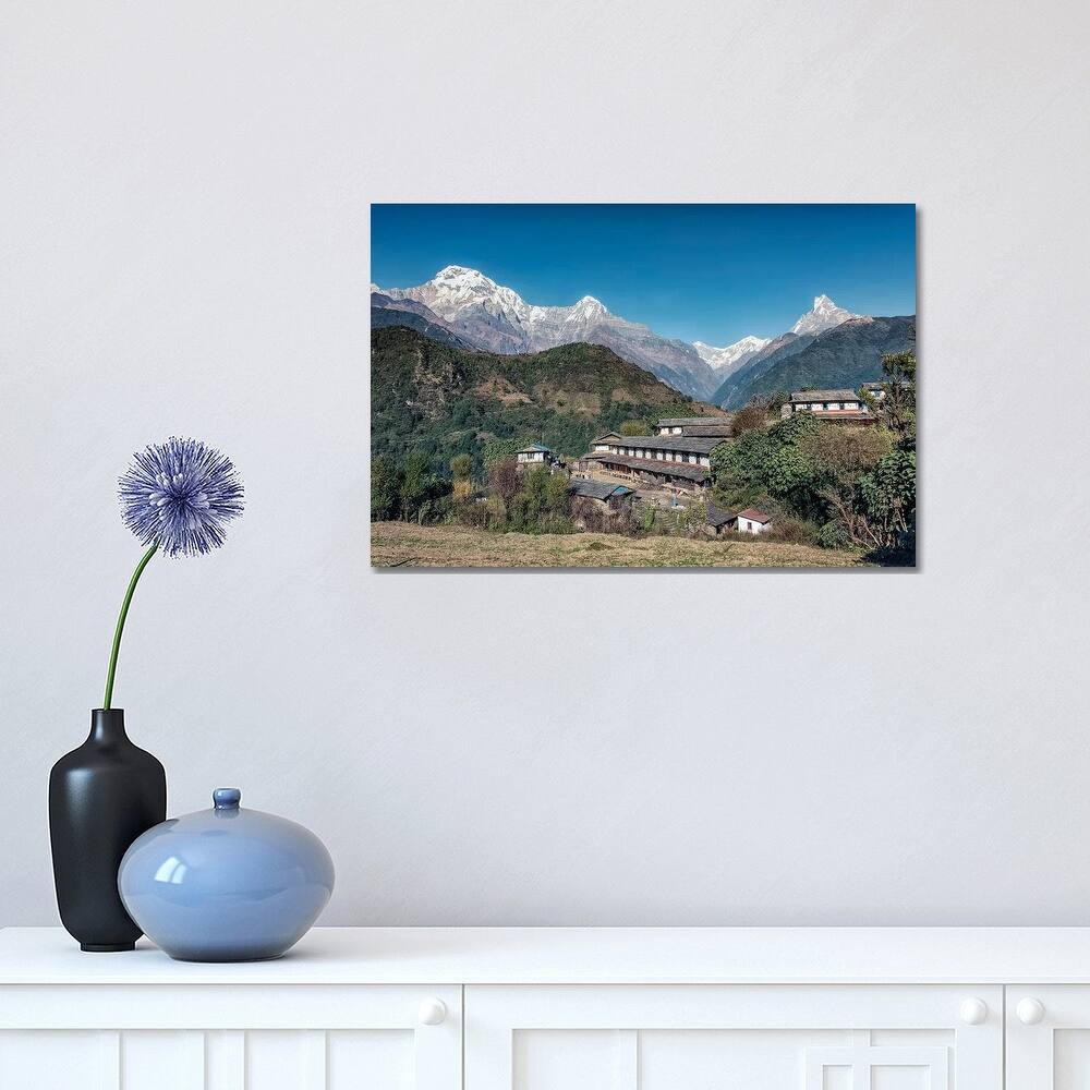 iCanvas "Ghandruk Village" by Manjik Pictures Canvas Print