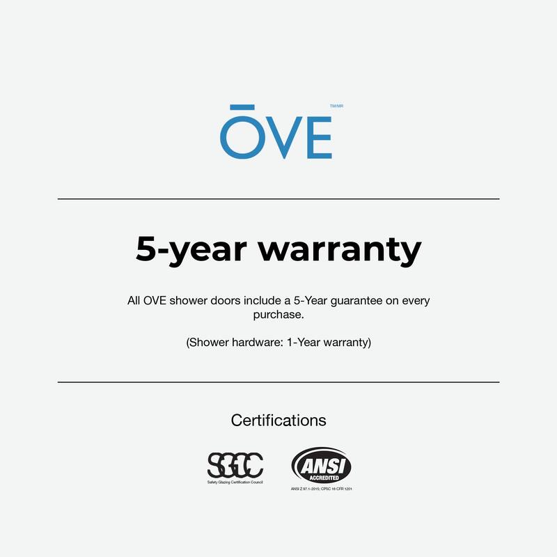 Ove Decors 15SGP-PASA41 Pasadena 72" High x 41-3/8" Wide Pivot