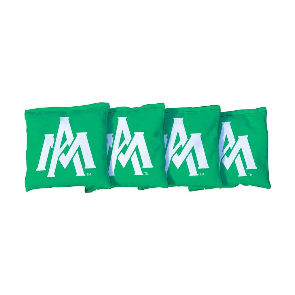 Arkansas Monticello Boll Weevils & Cotton Blossoms Green Cornhole Bags