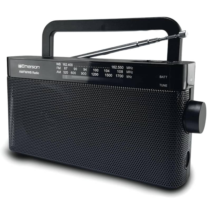 Emerson AM/FM/WB Radio with Telescopic Antenna