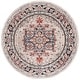preview thumbnail 11 of 9, SAFAVIEH Luna Rebecka Oriental Medallion Rug 6'7" Round - Beige/Black Rust - Round