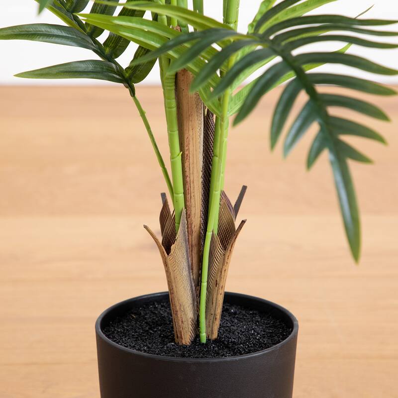Potted Areca Palm Artificial Tree - 4'