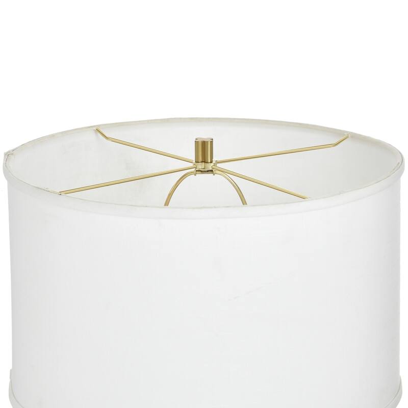 Tamara Day for Stylecraft Belinda Stone Table Lamp - Rose Quartz - Off-White Shade