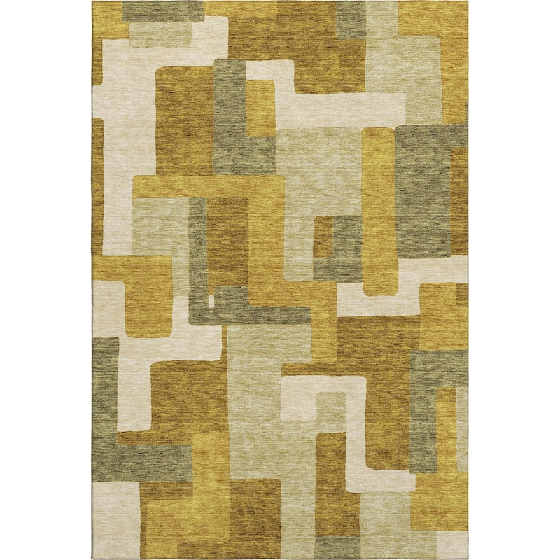 Premium Washable Super Soft Geo Casual Mayfield Rug