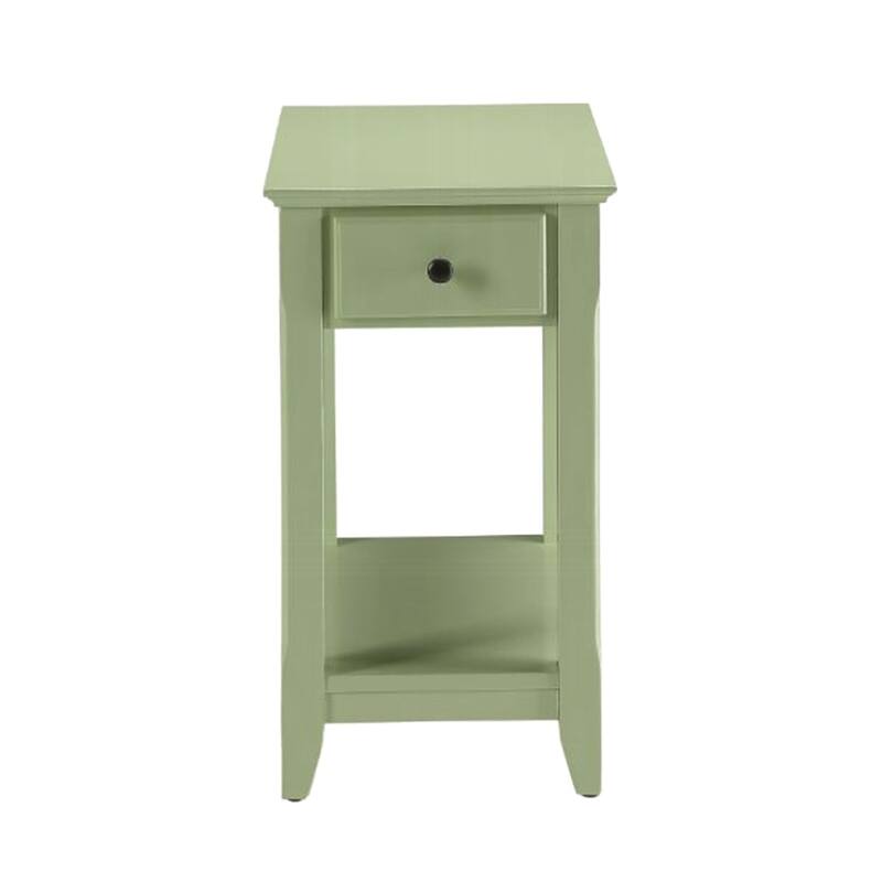 Wooden Rectangular Top with One Drawer