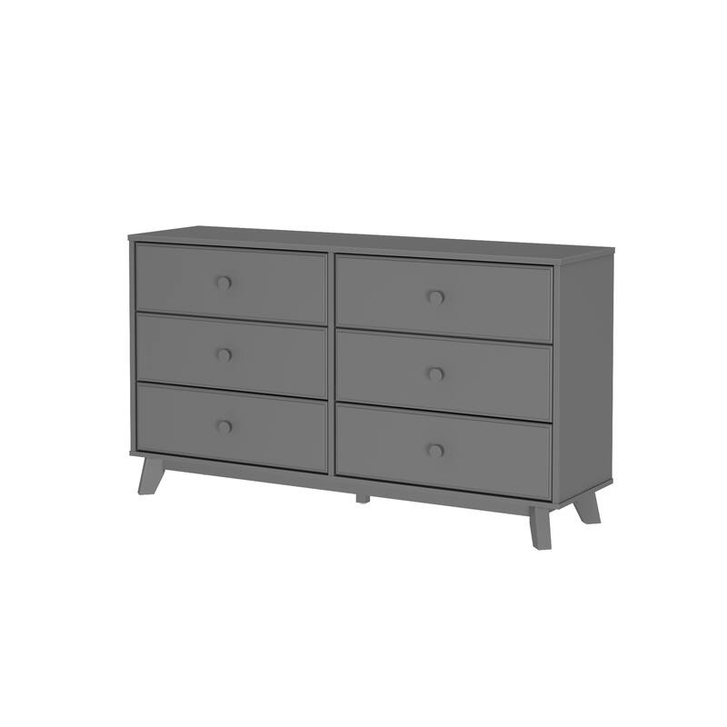 Max and Lily Solid Wood 6-Drawer Dresser