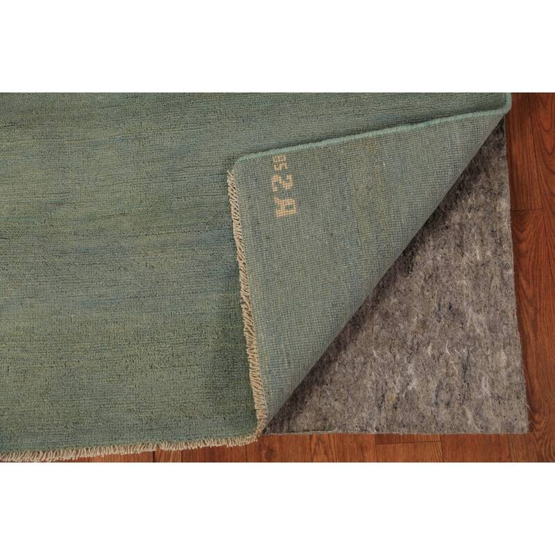 Modern Gabbeh Oriental Rug Handmade Solid Contemporary Wool Carpet - 2'6" x 4'0"