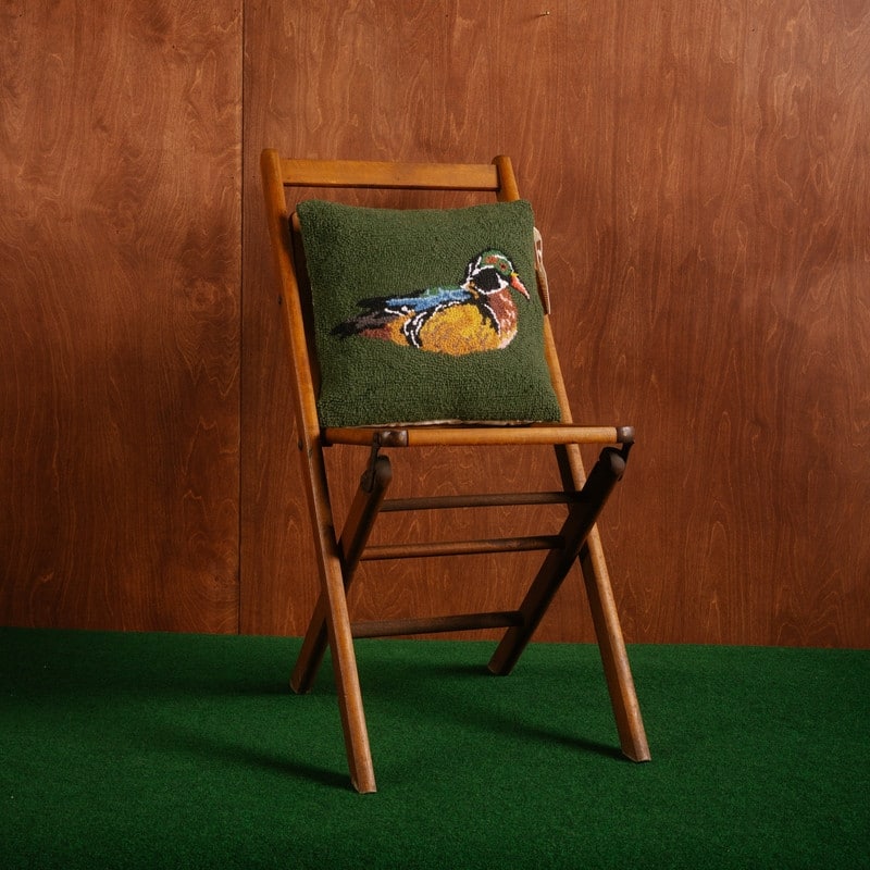 Camp Wandawega Wood Duck Hook Pillow - 14" Square