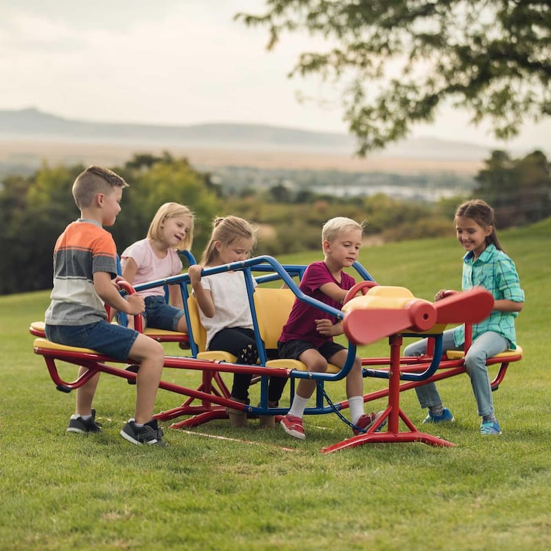 Lifetime Ace Flyer Multi-color Airplane Outdoor Teeter-totter
