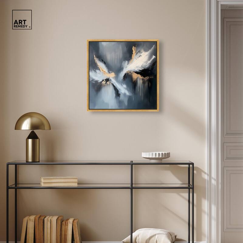 Wings of Gold Canvas by Art Remedy