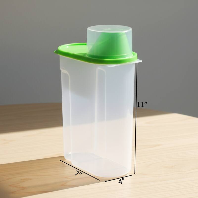 BPA-Free Food Storage Containers with Lid - Perfect for Storing Flour, Sugar, Grains, Rice, Cereals, and Baking Supplies