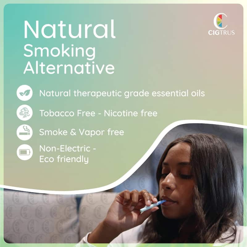 Cigtrus Set of 6 Nicotine Free Smoking Alternative Inhalers