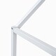 preview thumbnail 19 of 26, Cabin Style Twin Size House Platform Bed,Sturdy Metal Bed with Roof,Metal Fence Around Bed with Door
