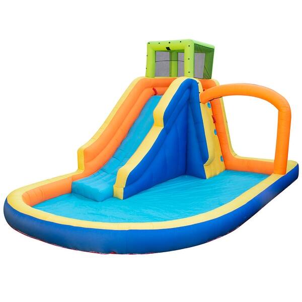 Inflatable Splash Falls Water Park-Refreshing Backyard Waterfall Fun ...