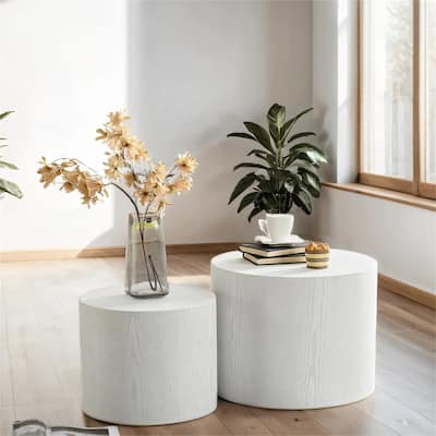 Wood Nesting Coffee Table (Set of 2)