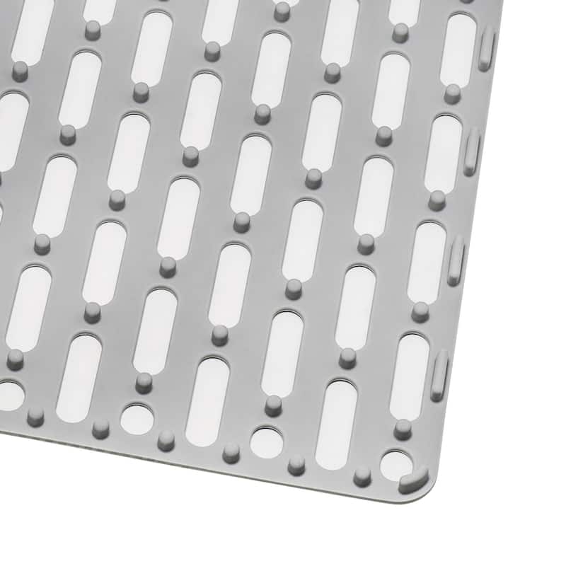 Ruvati Gray Silicone Bottom Grid Sink Mat - RVA41030GR