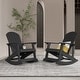 preview thumbnail 98 of 134, WINSOON All Weather HIPS Outdoor Rocking Chair, Set of 2
