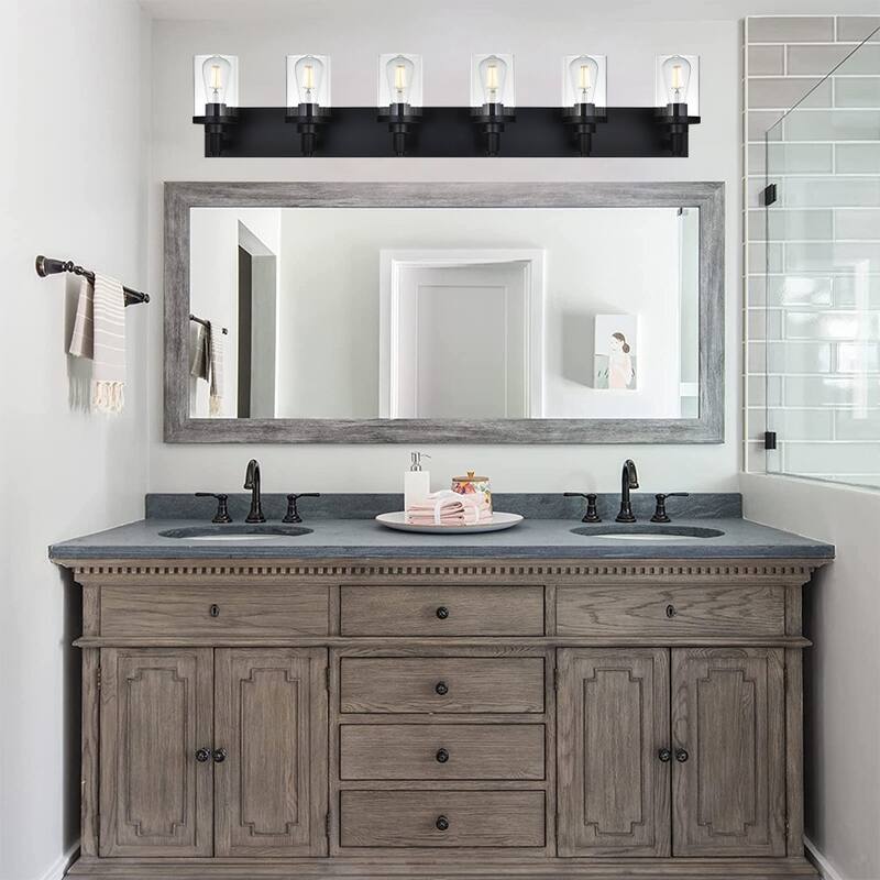 Modern Bathroom Lights with Clear Shape