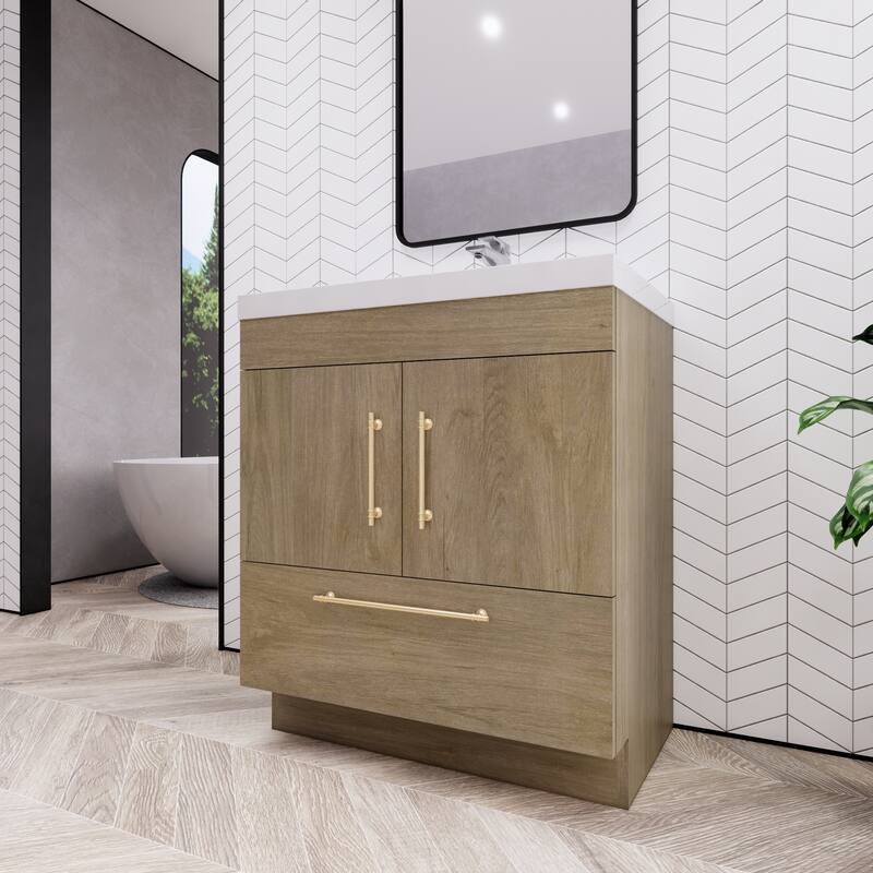 Eliza 30'' Freestanding Vanity with Single Sink