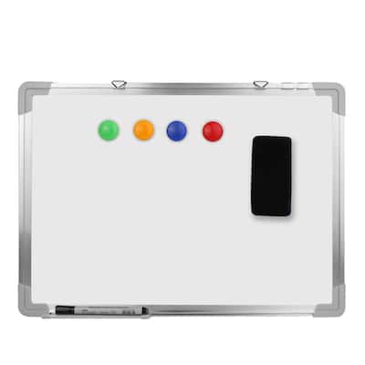 Magnetic Steel Dry Erase Wall Mounted Whiteboard 24X18 inch
