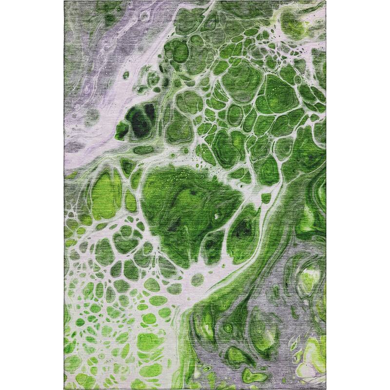 Premium Washable Super Soft Abstract Ink Mayfield Rug