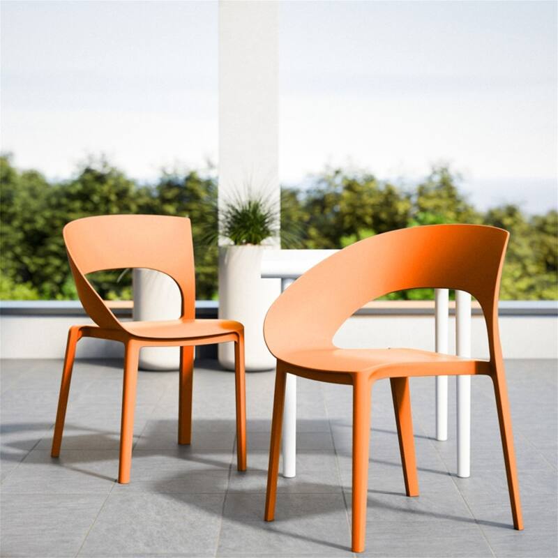 PP Dining Chair - Single-Side Design for Indoor/Outdoor, Single