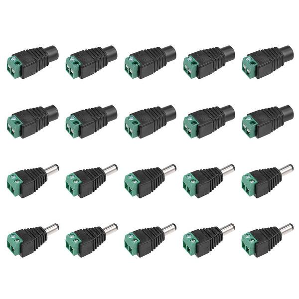 10pairs 5 5x2 1mm Male Female Dc Power Jack Connector Terminal For Cctv Female 10pcs Male 10pcs Female 10pcs Male 10pcs Overstock 25415282