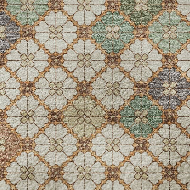 Premium Washable Super Soft Modern Mosaic Mayfield Rug