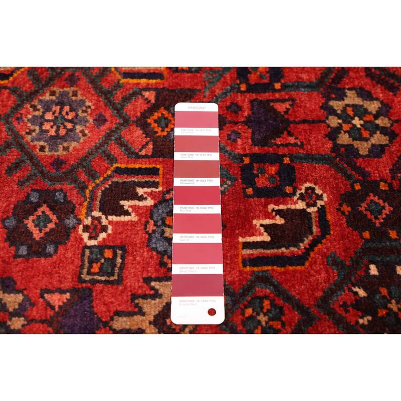 ECARPETGALLERY Hand-knotted Anadol Red Wool Rug - 4'10 x 8'10