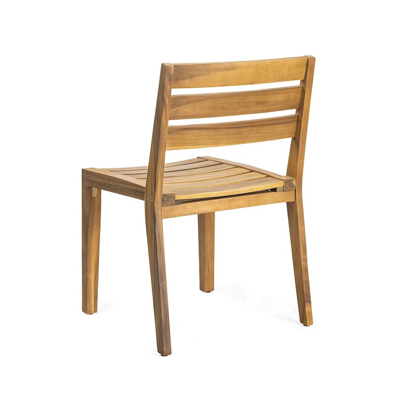 Christopher Knight Home - Windsor 7-Piece Outdoor Acacia Wood Dining Set with Rectangular Table